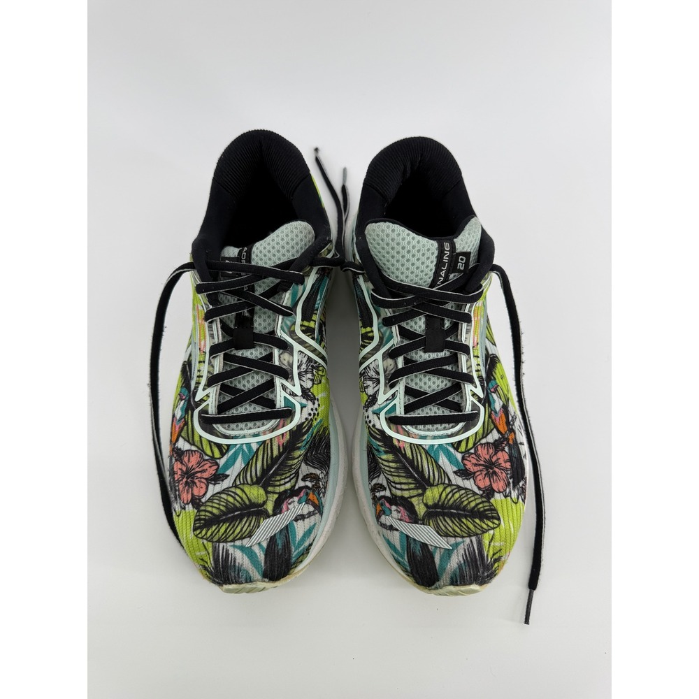 Brooks Adrenaline GTS 20 Mens Tropical Floral Running‎ Shoes Green 1103071D393